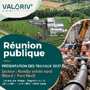 VALORIV’ : une réunion publique sur les travaux prévus en 2027 à Rumilly